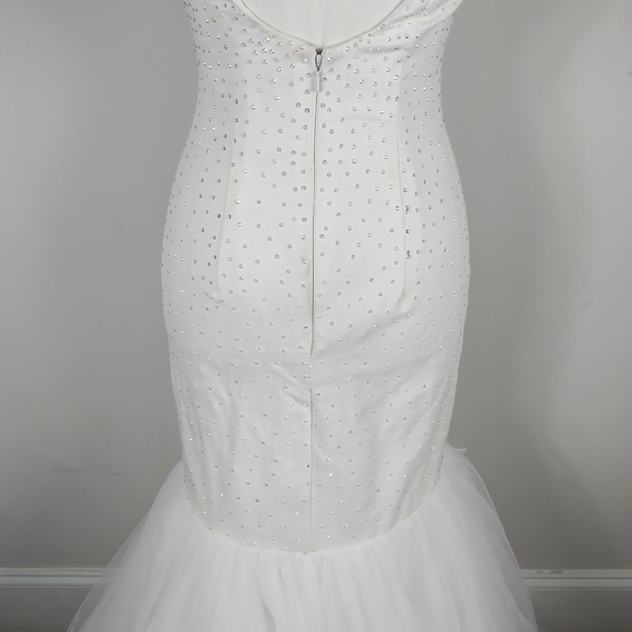 Sherri Hill Wedding/Prom Mermaid Fit and Flare Dress Size 2 - Picture 9 of 16